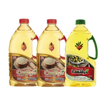  زیتون تصفیه سرخ کردنی و روغن کنجد تصفیه کارمیسن _ 1.7 لیتر مجموعه 3 عددی6362bc75152b288560